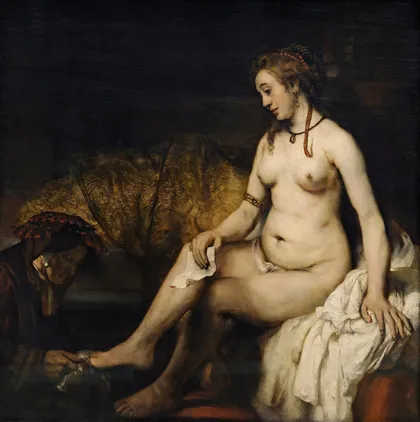 Bathsheba at Her Bath by Rembrandt