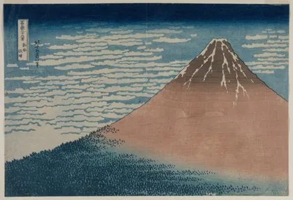 Fine Wind, Clear Morning by Katsushika Hokusai