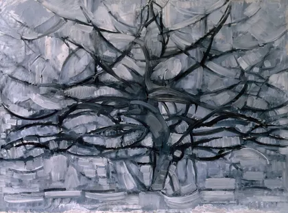 The Gray Tree by Piet Mondrian
