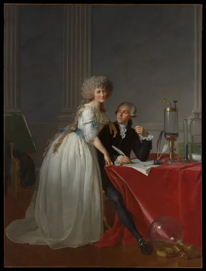 Antoine-Laurent Lavoisier and His Wife by Jacques-Louis David