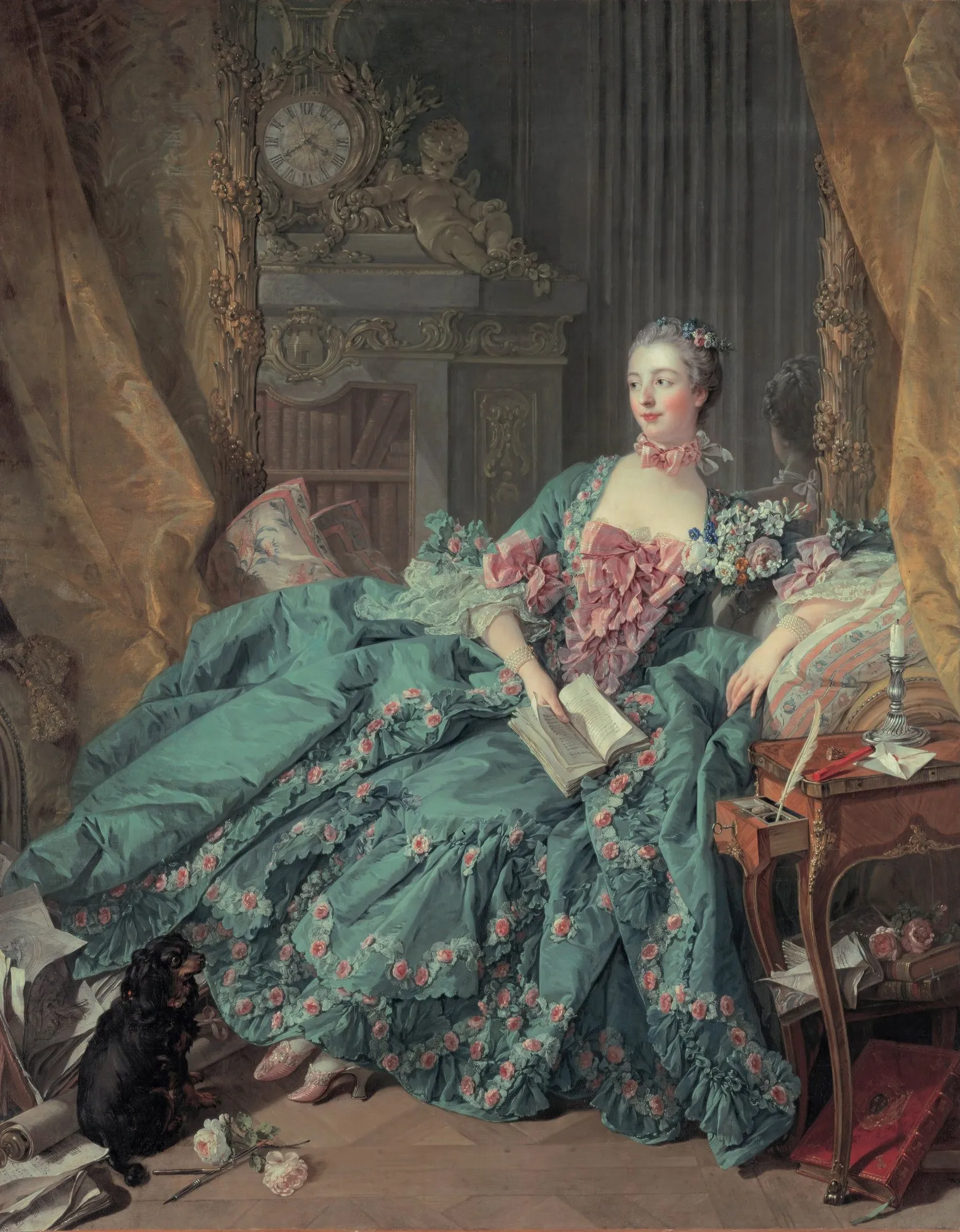 Madame de Pompadour by François Boucher