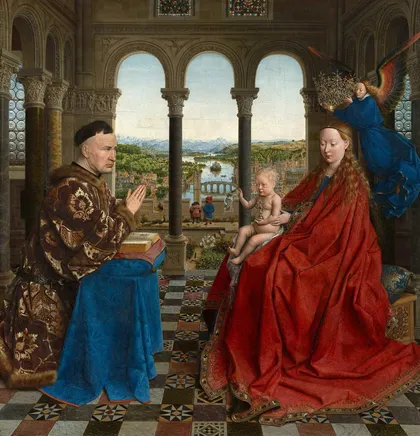 The Madonna of Chancellor Rolin by Jan van Eyck