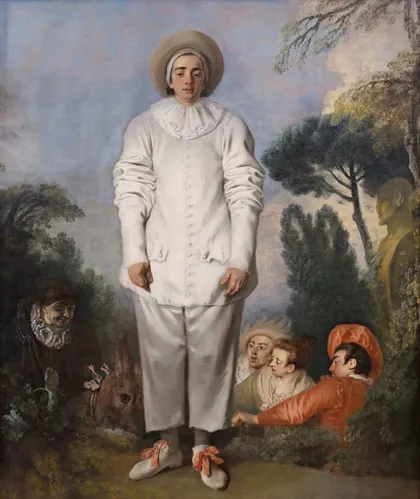 Pierrot by Antoine Watteau