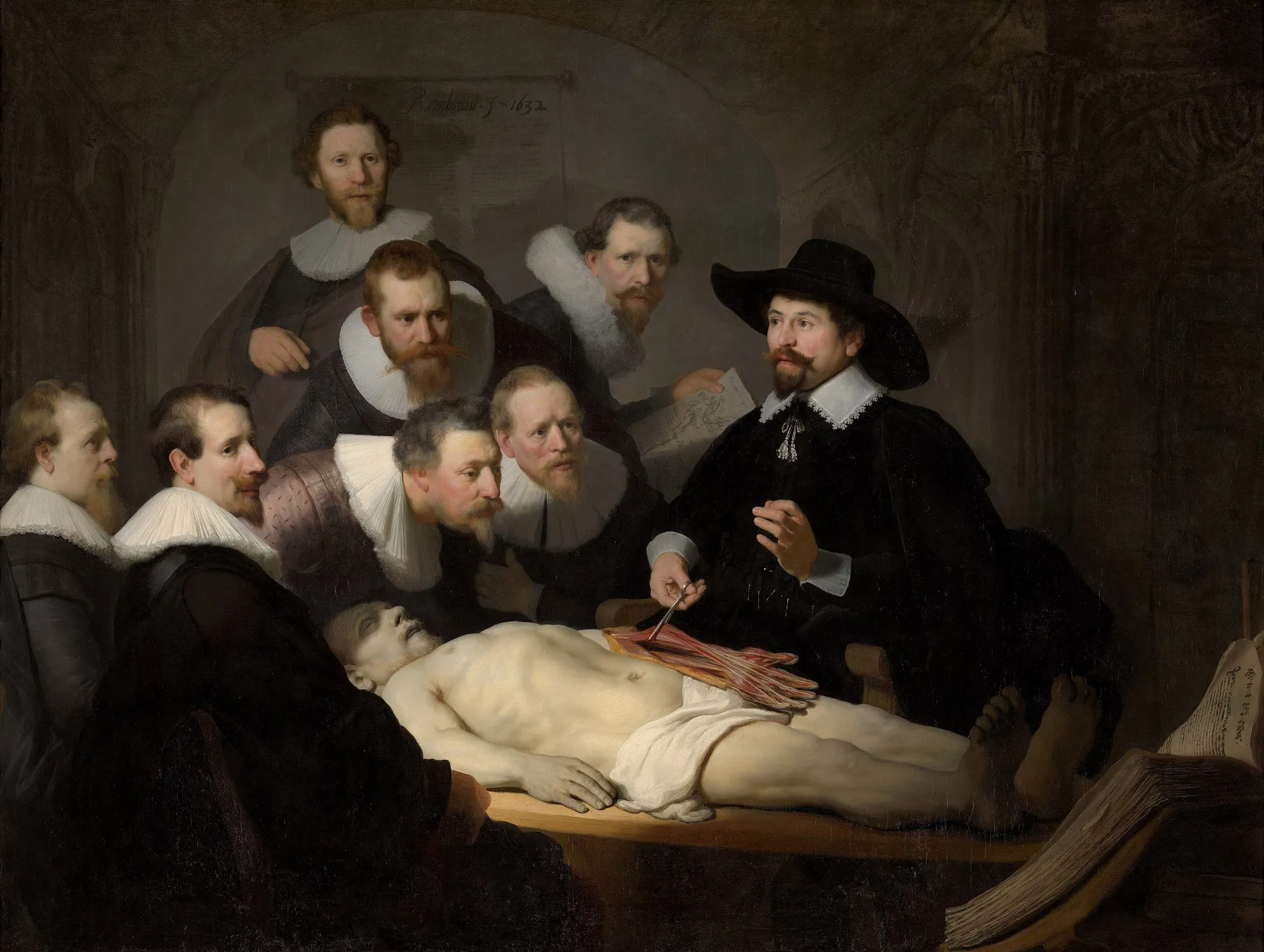 The Anatomy Lesson of Dr. Nicolaes Tulp by Rembrandt