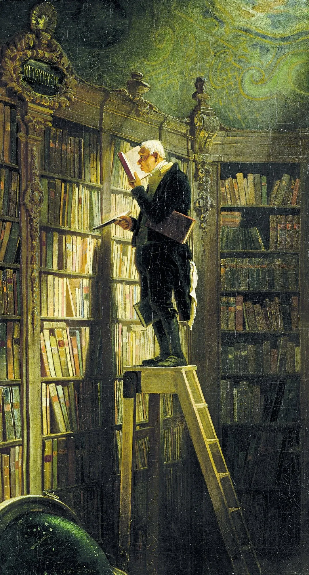 The Bookworm by Carl Spitzweg