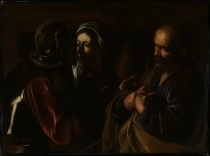 The Denial of Saint Peter by Caravaggio