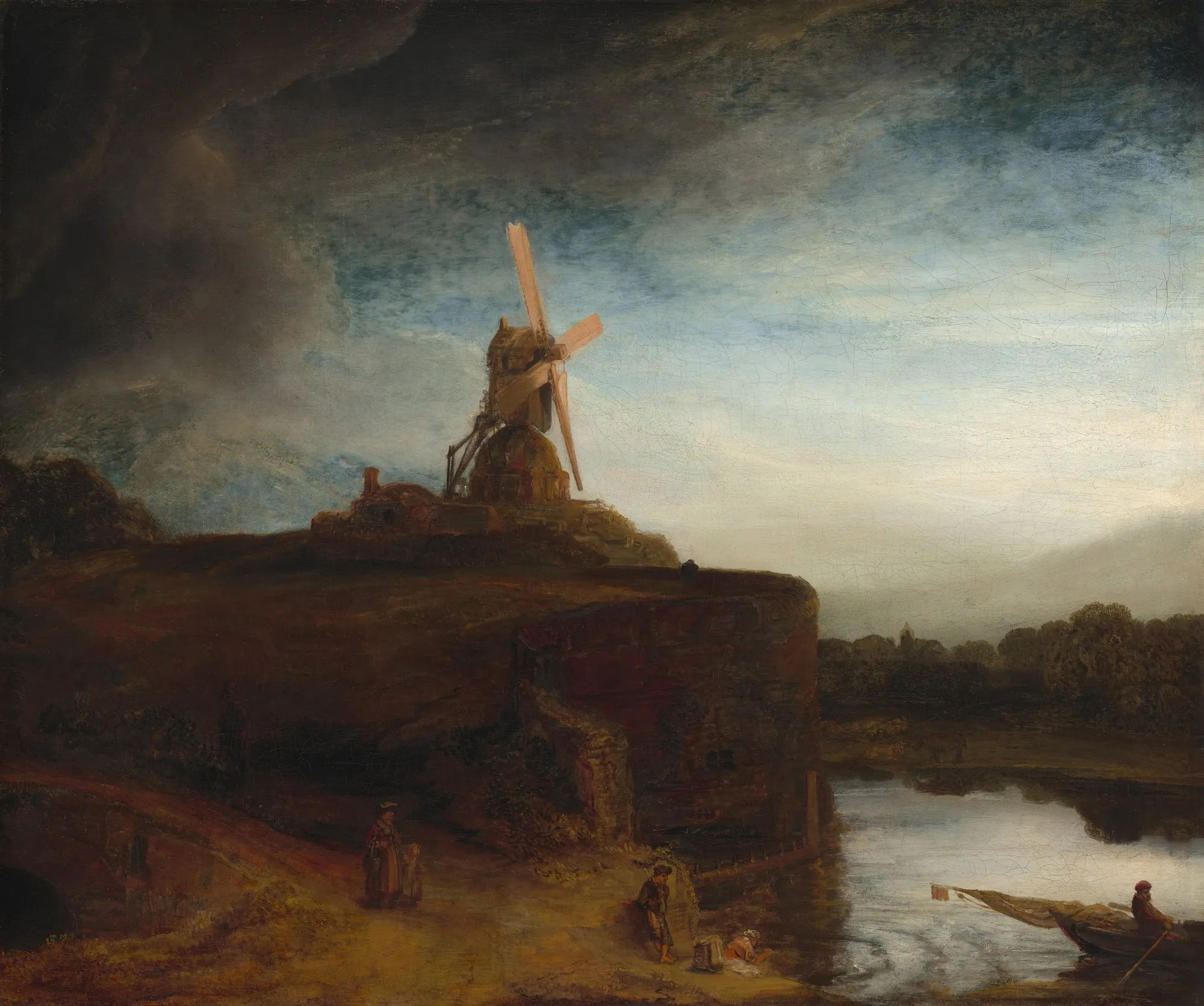 The Mill by Rembrandt