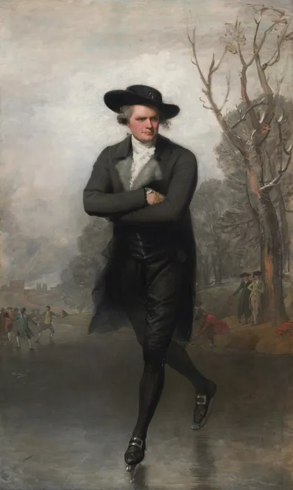 The Skater by Gilbert Stuart