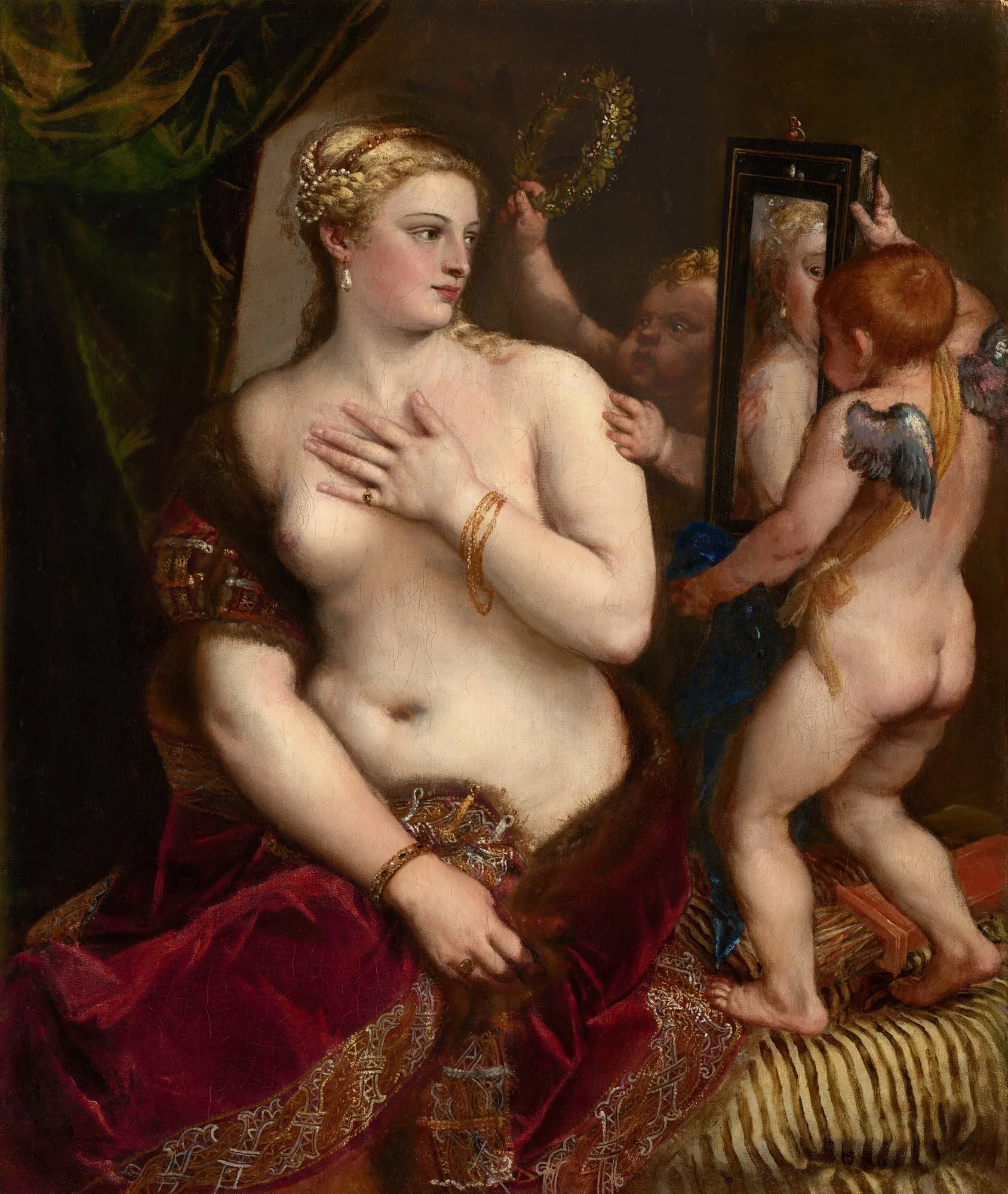 Venus with a Mirror by Titian