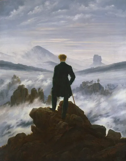 Wanderer above the Sea of Fog by Caspar David Friedrich