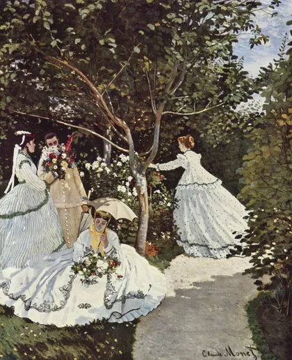 Women in the Garden by Claude Monet